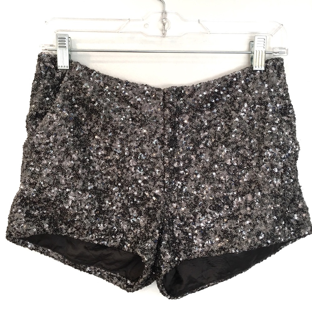 [PAUL&JOE] Silk Lined Sparkly Sequin Shorts 36